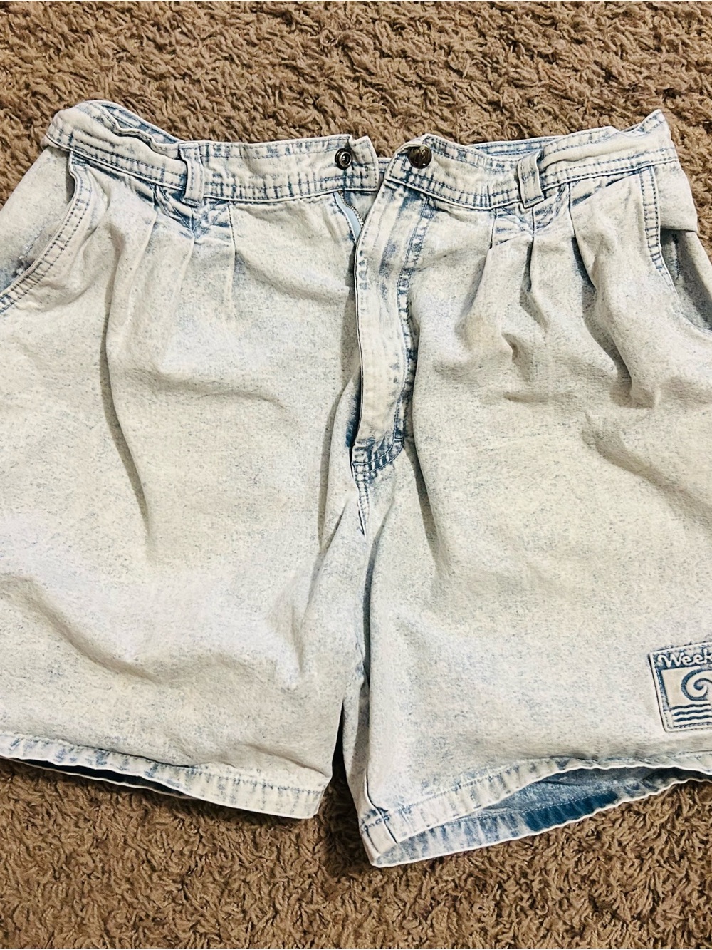 Vintage pleated shorts